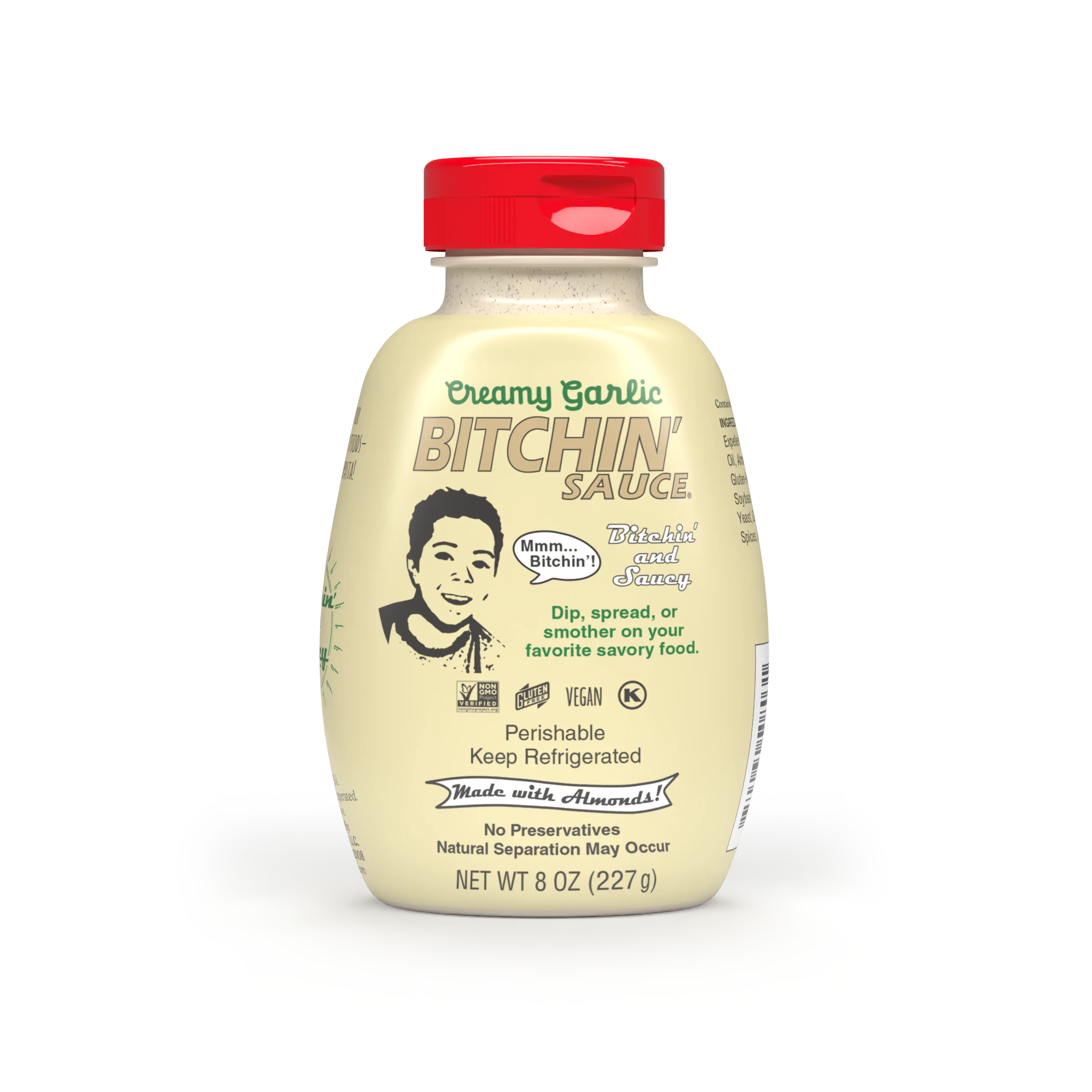 Creamy Garlic Bitchin' Sauce - 8oz Bottle